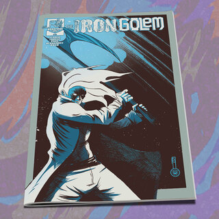 The Iron Golem #1 Print Variant Cover By Joseph Schmalke