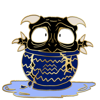Zodiac Derpy - Aquarius - Pin