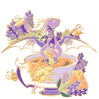 Lavender Honey Tea Dragon