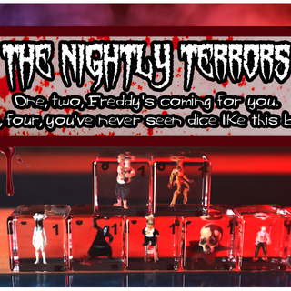 Regular (16mm) D6 Dice Set - Nightly Terrors