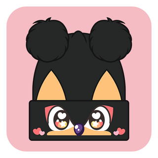 BFF Beanie Hat - Black Hedgehog