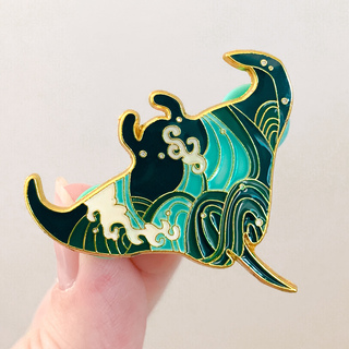 Manta Ray Pin