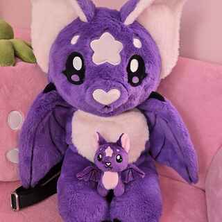 Berry the Bat plush Backpack