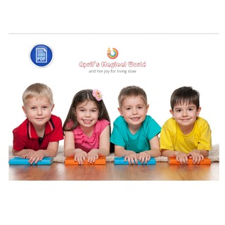 PDF digital copy of the book "April's Magical World and her joy for living slow"