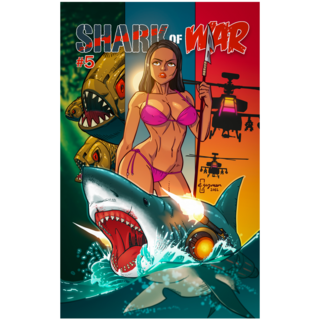 Shark of War #5 Eduardo Guzman Cover