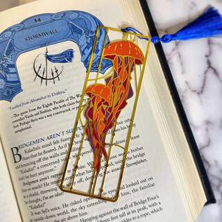 Jellyfish Metal Bookmark