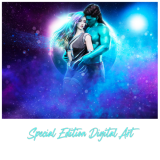 Digital Art Print - Evading the Alien Bride Lottery