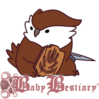 Sitting Owlbear Fighter Pin (015)