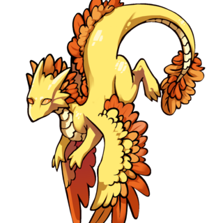 Yellow Dragon sticker