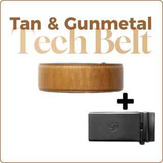 Tech Belt | Saddle Tan | Gunmetal Buckle