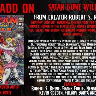 $40 Satan Gone Wild #1 signed*