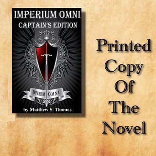 Printed Copy of the novel Imperium Omni: Captain's Edition (Physical Tier)