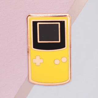 Yellow Handheld Mini Pin