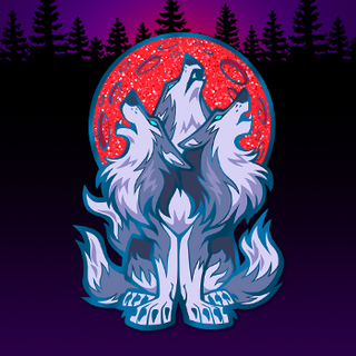 THREE WOLF MOON Pin