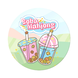 Boba Mahjong Coaster (1)