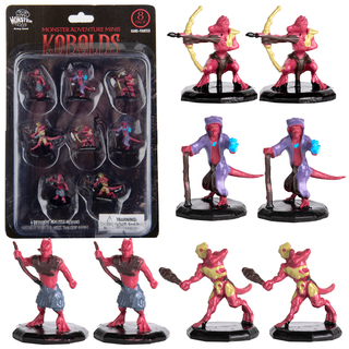 Monster Kobolds Hand Painted Mini Figures Set of 8