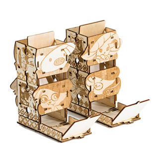 4 units of Dice Towers (full set)