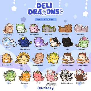 Delidragons vinyl sticker