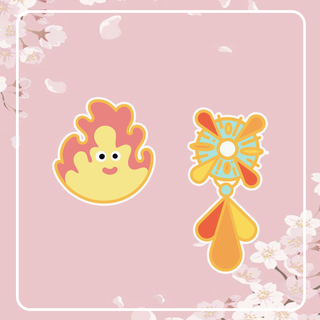 Fire + Star Earrings