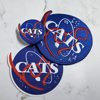 CATS Logo Patch and Sticker Set