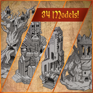 The original Mythic Roll (2021) .STL Files Full Bundle