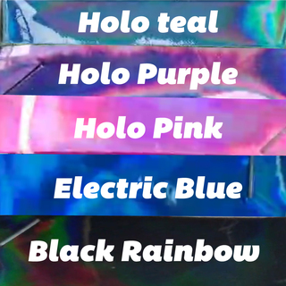 Holo inserts- 7 color options! 💖🌈✨