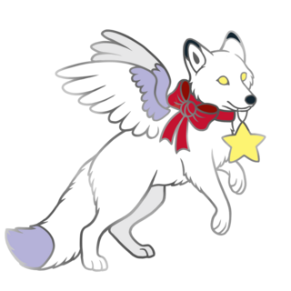 Yule Fox Pin