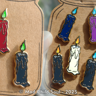 1x MINI PIN : Candle