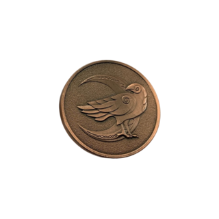 Raven Challenge Coin - Copper