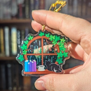 Acrylic Keychain Rainy Days