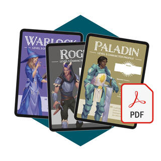 12 Pre-Generated Characters (PDF)