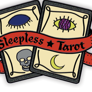 Sleepless Tarot Enamel Pin