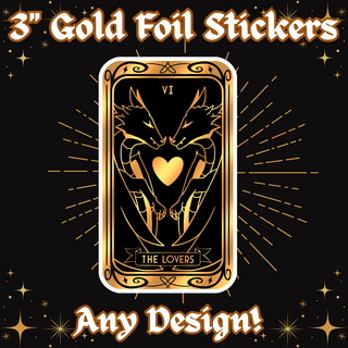 Gold Foil Stickers