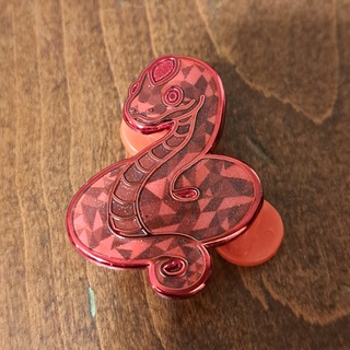 Garnet Snake Pin