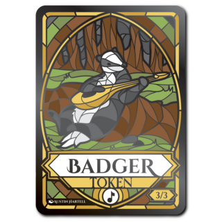 Metal Token - Badger