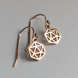 D20 Hook Earrings*