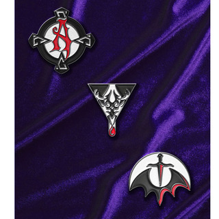Vampire Clan Logo Pins-Set of 3