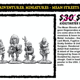 Adventurer Miniatures: Mean Streets