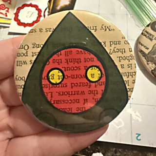 Jim the Flatwoods Monster 2.25" Button Pinback