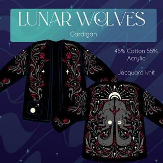 Lunar Wolves Cardigan