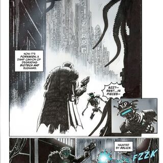 Haunted by Relics A3 comic art