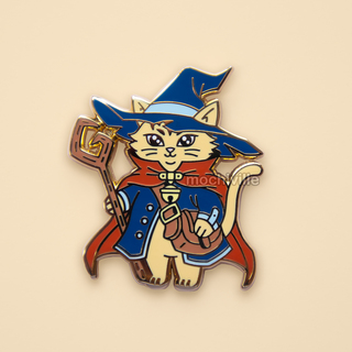 Wizard Cat Enamel Pin