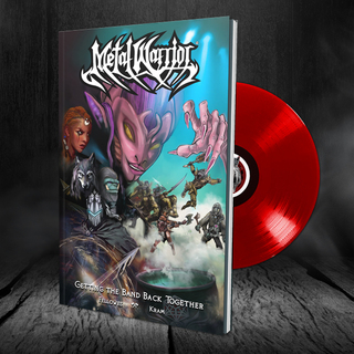 Premium Edition Oversized Graphic Novel with BLOOD RED Vinyl 45