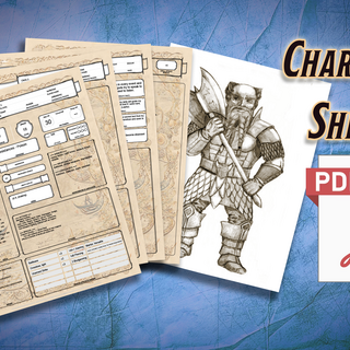 Ready to Play Characters - PDFs