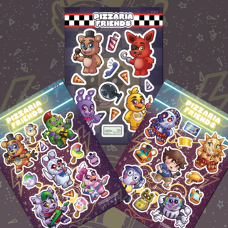 FNAF Sticker Sheet