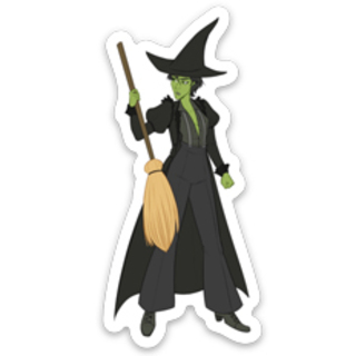 "Wicked Witch" Sticker