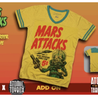 YELLOW Mars Attacks KS Exclusive T-Shirt by Bull Airs x Atomic!