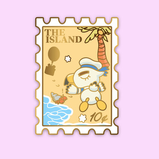 The Island Enamel Pin