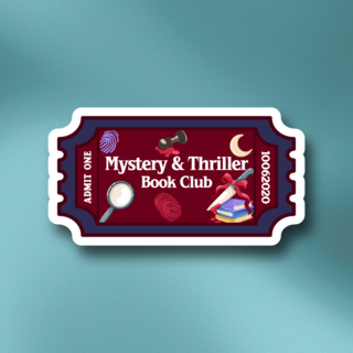 Book Club Sticker - Mystery/Thriller