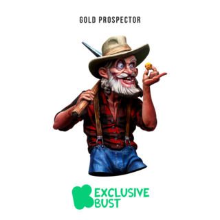 KS EXCLUSIVE BUST GOLD PROSPECTOR (PRE-ORDER)